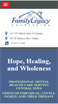 Mobile Screenshot of familylegacycounseling.com
